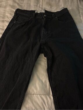 Hollister Men's Black Slim-Straight Jeans